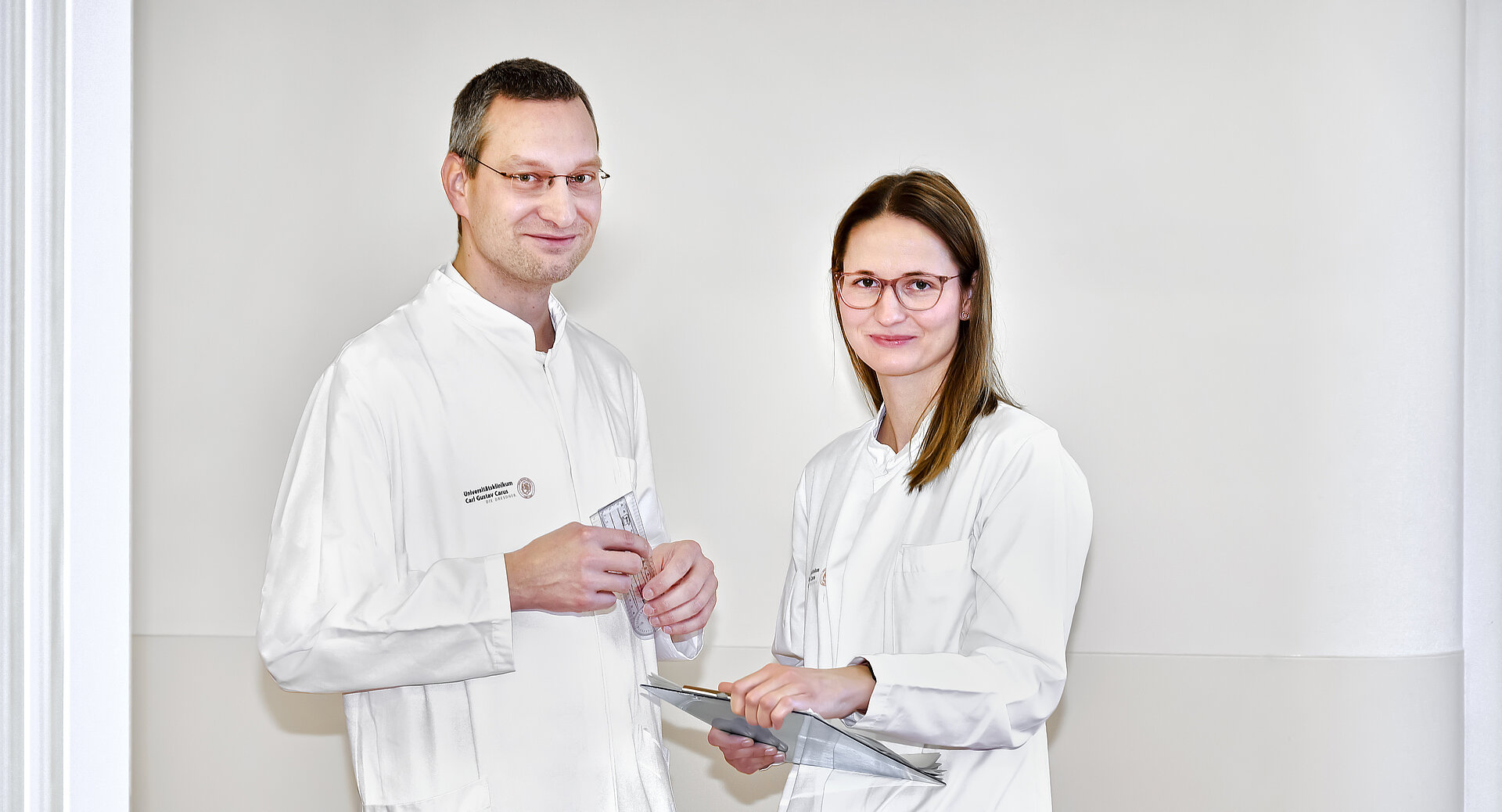Porträt von PD Dr. Stefan Zwingenberger und Dr. Henriettte Bretschneider