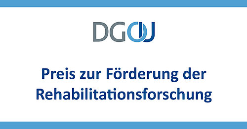 Logo Preis zur Förderung der Rehabilitationsforschung
