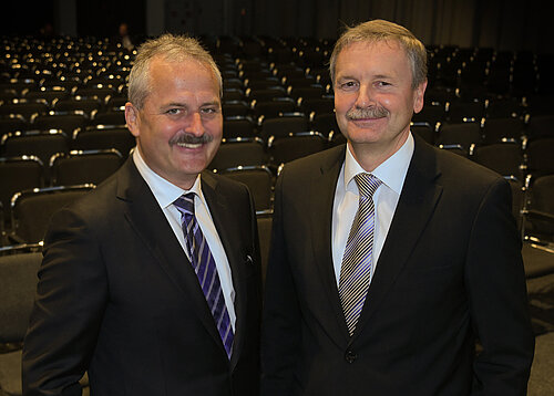 Professor Dr. Heiko Reichel (r.) and Professor Dr. Florian Gebhard© Starface
