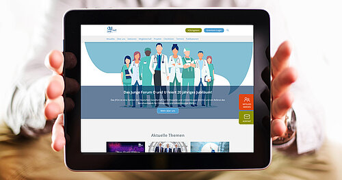 Zum Relaunch: Neue Website des Jungen Forums als Fotocollage