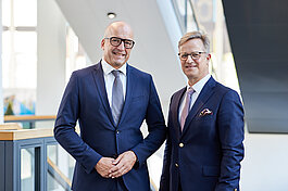 Gemeinsames Foto Prof. Dr. Ruchholtz und Prof. Dr. Rudert