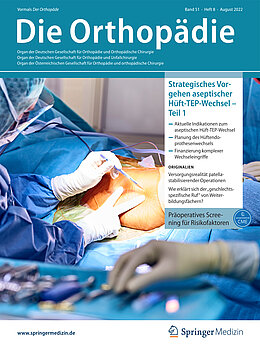Cover "Die Orthopädie"
