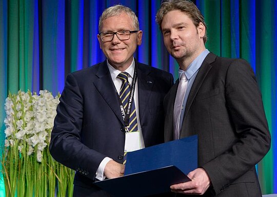 Verleihung des Hans-Liniger-Preises an Matthias Knobe