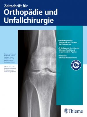 Cover Zeitschrift Orthopädie und Unfallchirurgie