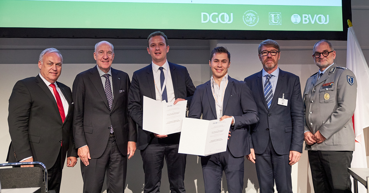Verleihung des Forschungspreises Digitalisierung in O und U 2022 der DGOU