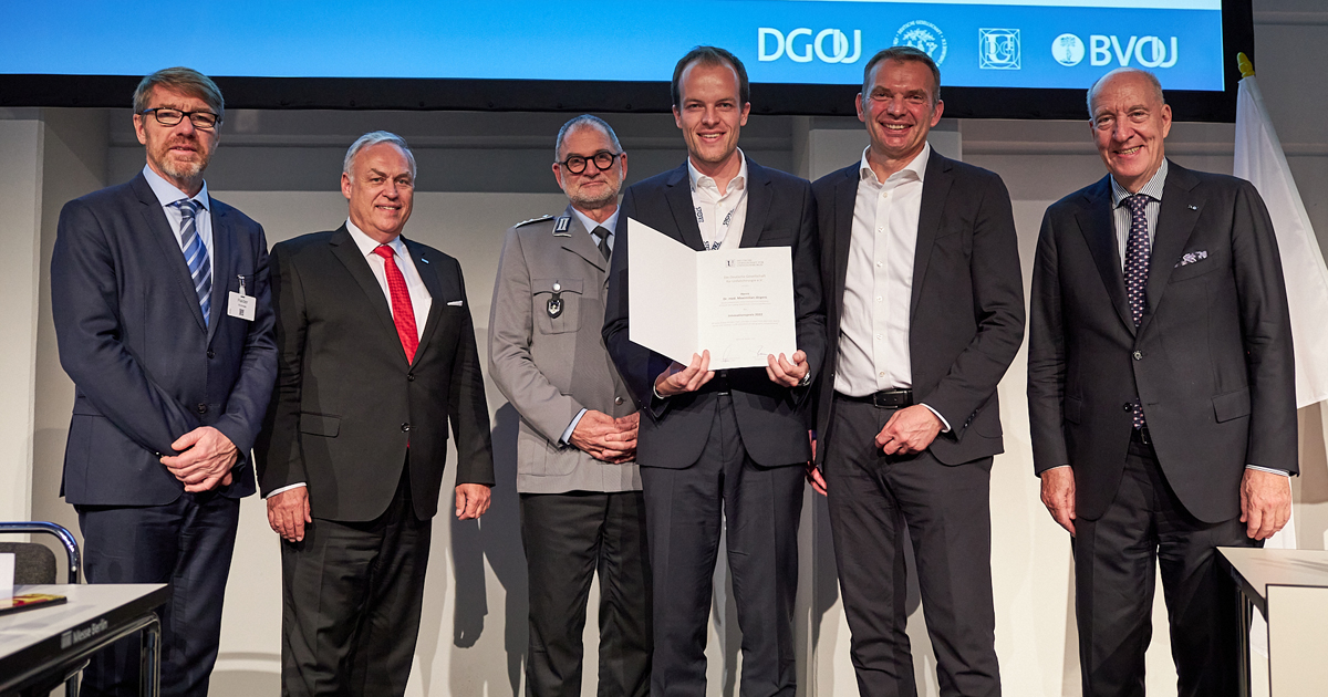 Verleihung des Innovationspreises 2022 der DGU